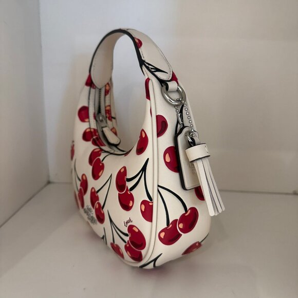 coach Carmen Mini Crossbody Bag With Cherry Print cy711 - Picture 4 of 8